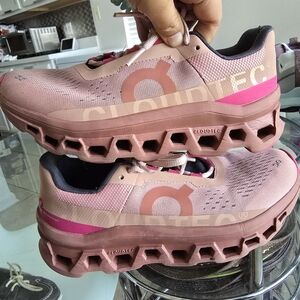 On Running Women's Pink CloudTec Sneakers